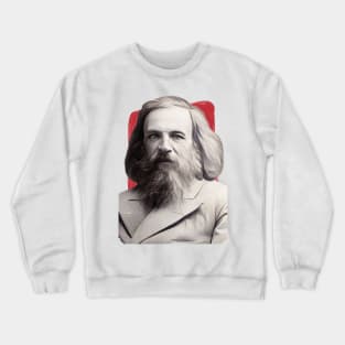 Russian Chemist Dmitri Mendeleev illustration Crewneck Sweatshirt